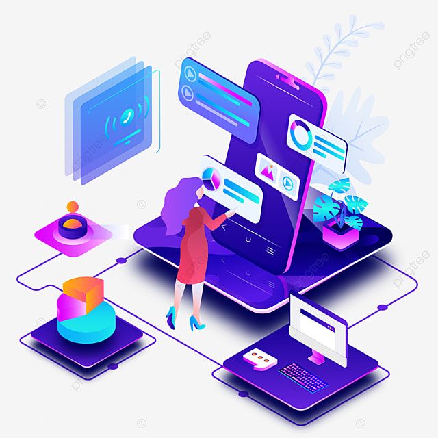 Future Technology Mobile Internet Business 25d Mobile Phone Future Technology Mobile Internet PNG and Vector with Transparent Background for Free Download